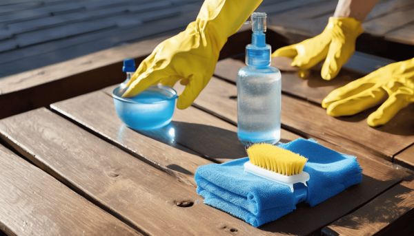 Combien de temps laisser agir l’eau de javel sur votre terrasse ?