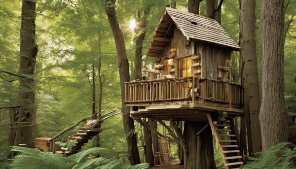 Construire sa cabane dans les arbres pour un projet unique
