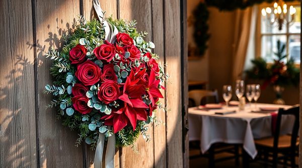 Création de compositions florales de Noël : idées et astuces