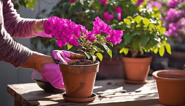 Quel terreau pour assurer la floraison du bougainvillier ?